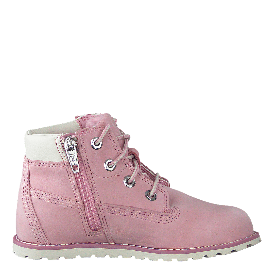 Pokey Pine 6in Boot With Side Pink Nectar