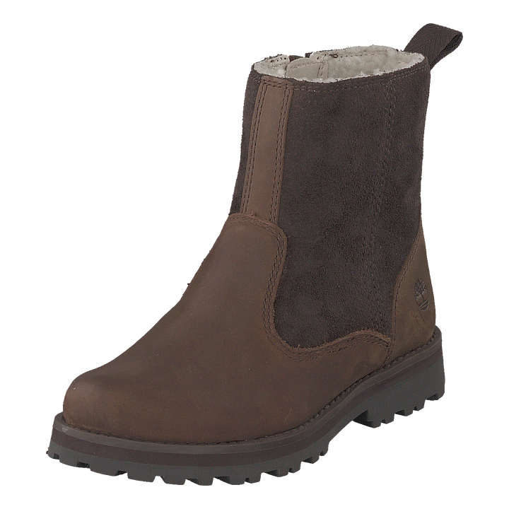 Courma Kid Warm Lined Boot Dark Brown