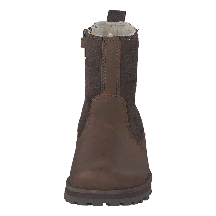 Courma Kid Warm Lined Boot Dark Brown