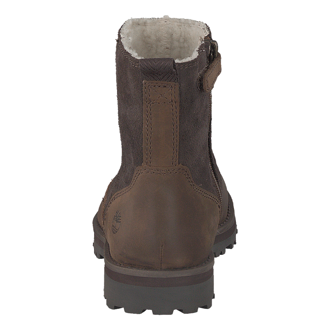 Courma Kid Warm Lined Boot Dark Brown