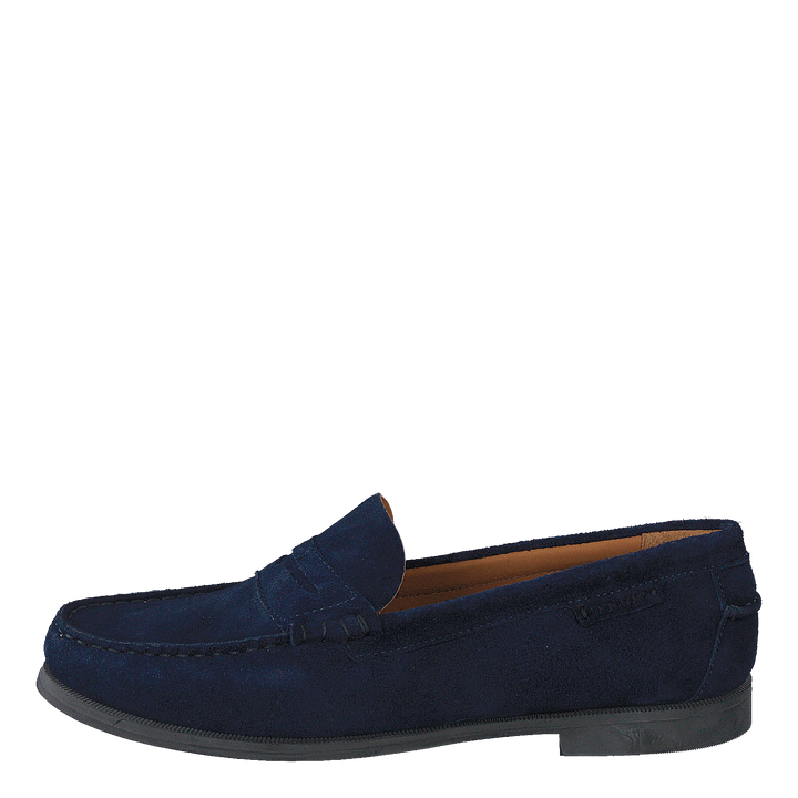 Plaza Navy Suede
