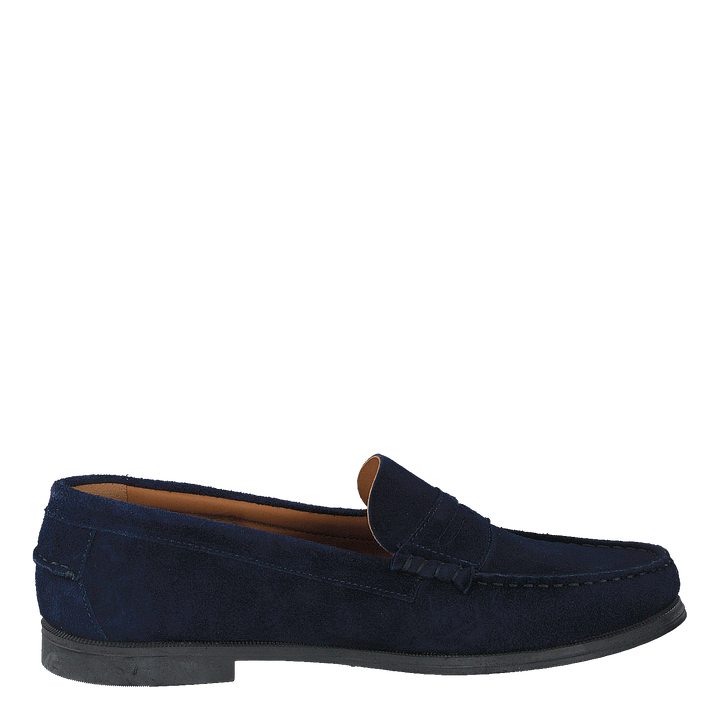 Plaza Navy Suede