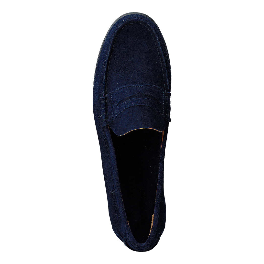 Plaza Navy Suede