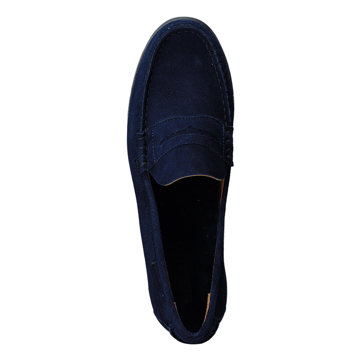 Plaza Navy Suede