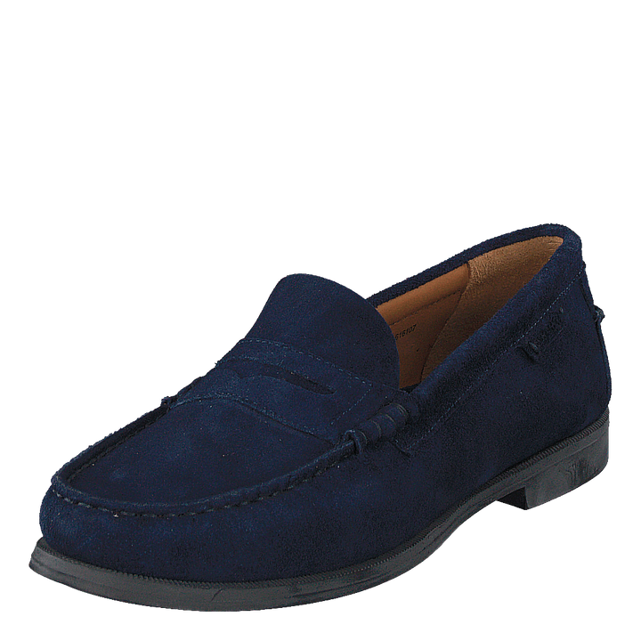 Plaza Navy Suede