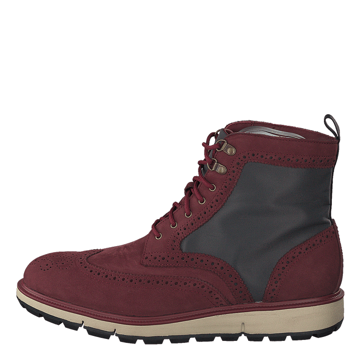 Motion Wing Tip Boot Cabernet/gray/black