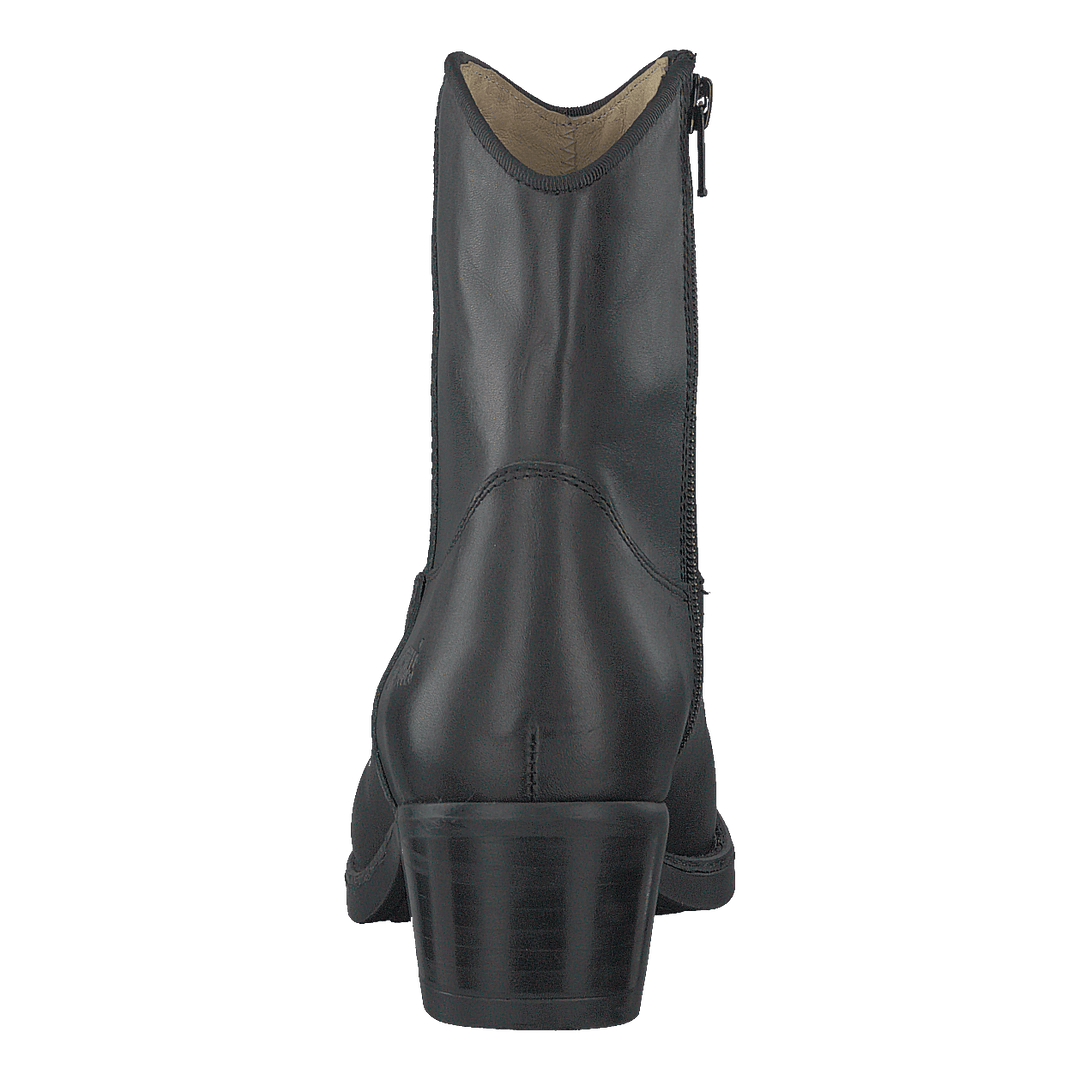 Mid Zip Boot Black
