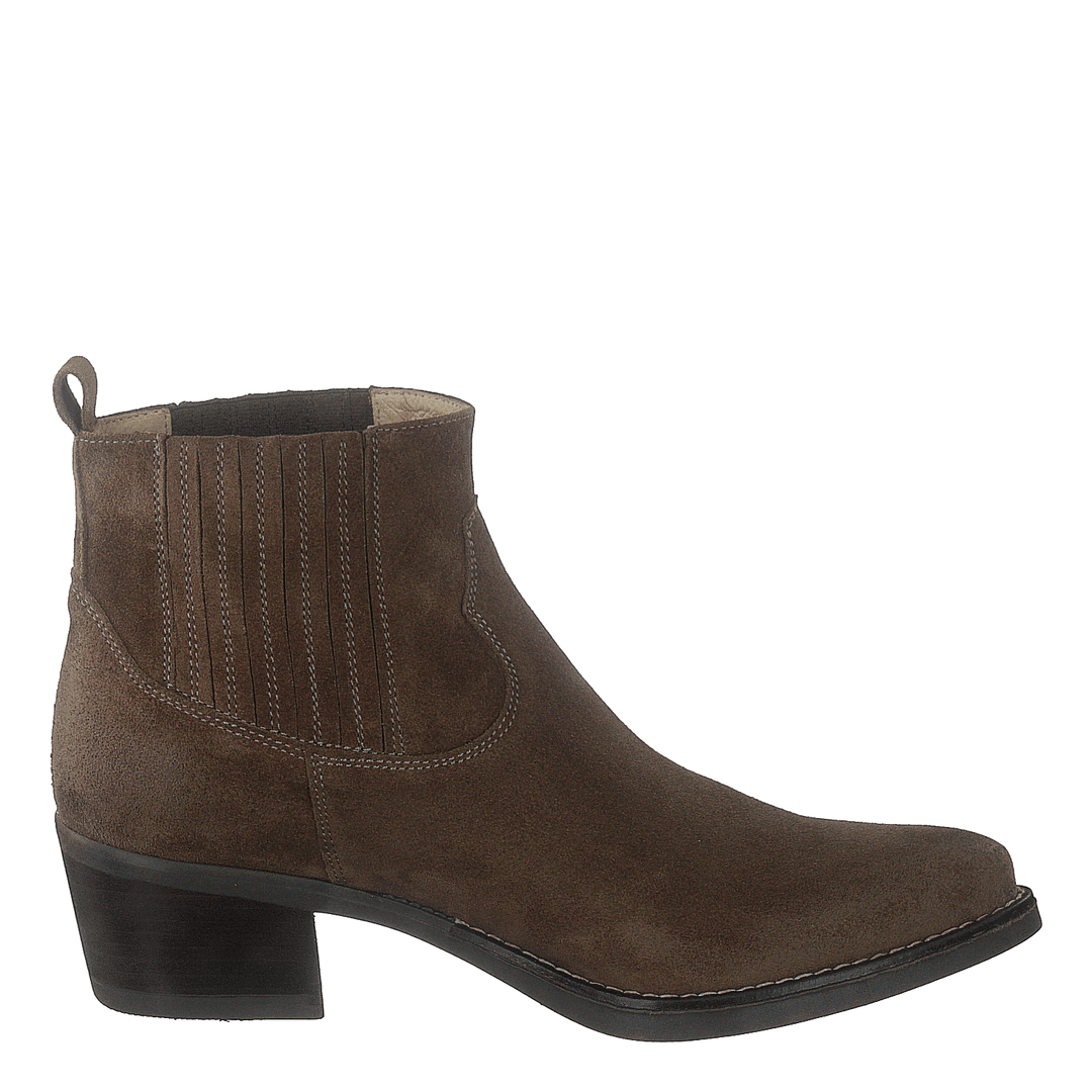 Mid Elastic Boot Taupe