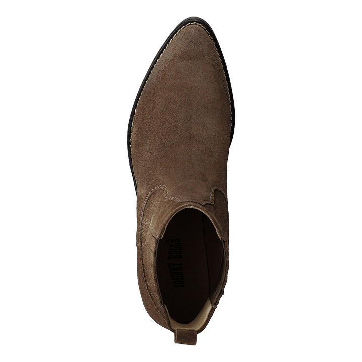 Mid Elastic Boot Taupe