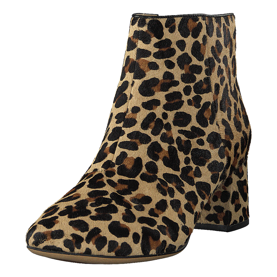 Sheer Flora Leopard Print