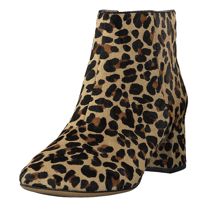 Sheer Flora Leopard Print