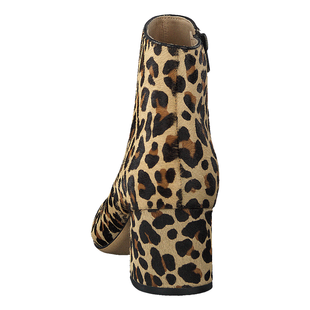 Sheer Flora Leopard Print