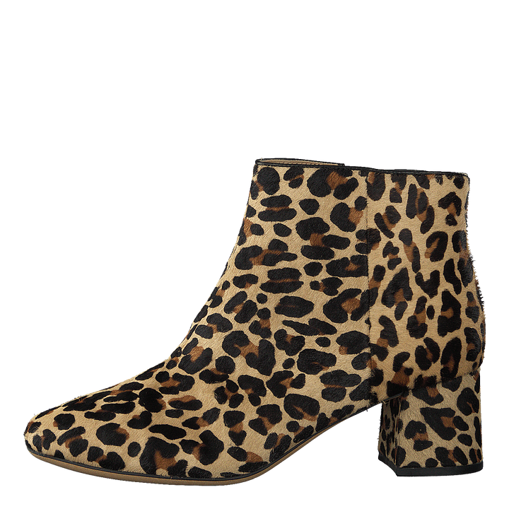 Sheer Flora Leopard Print