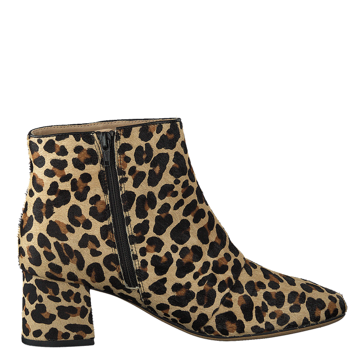 Sheer Flora Leopard Print