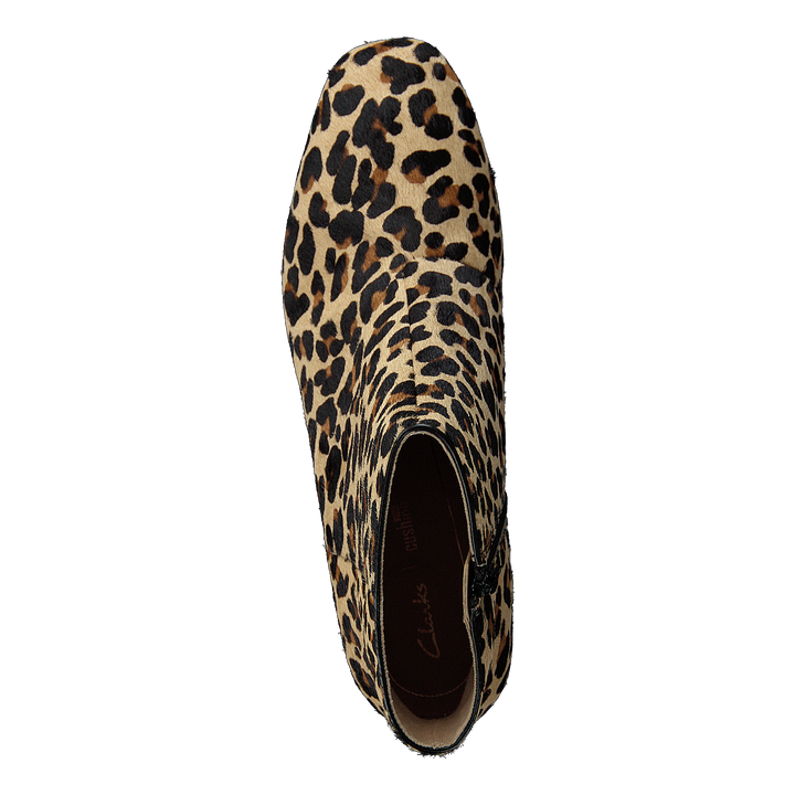 Sheer Flora Leopard Print