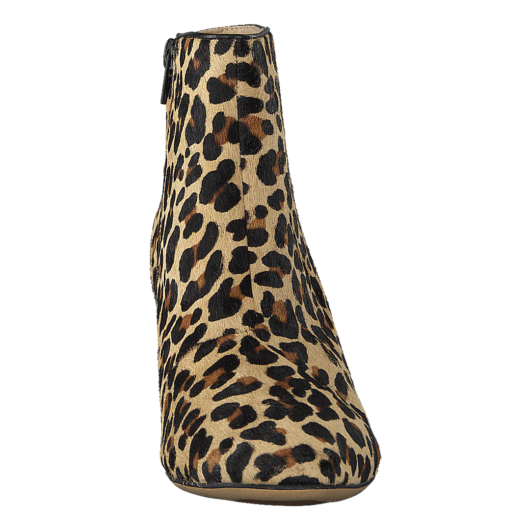 Sheer Flora Leopard Print