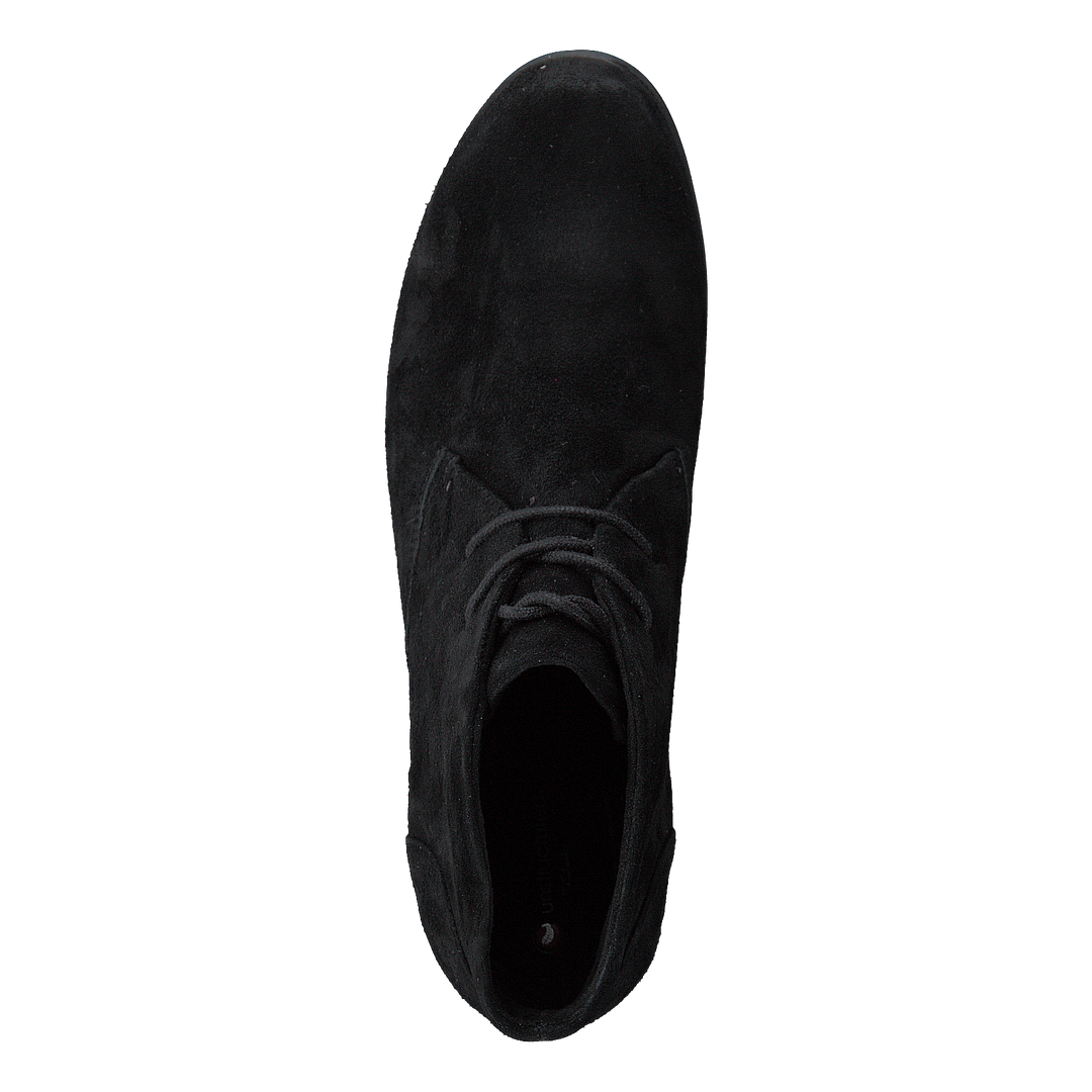 Un Damson Tie Black Suede