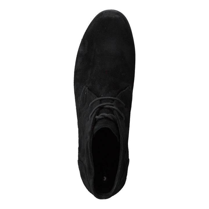 Un Damson Tie Black Suede