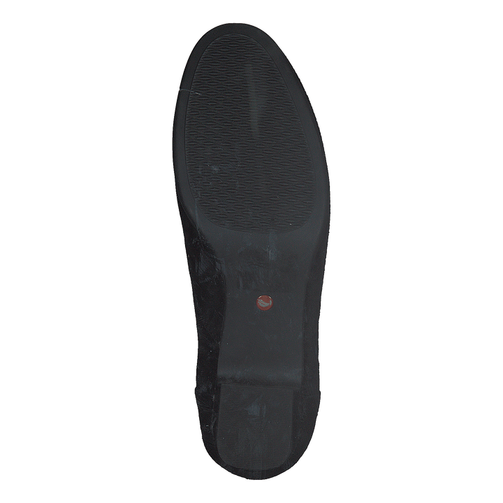 Un Damson Tie Black Suede