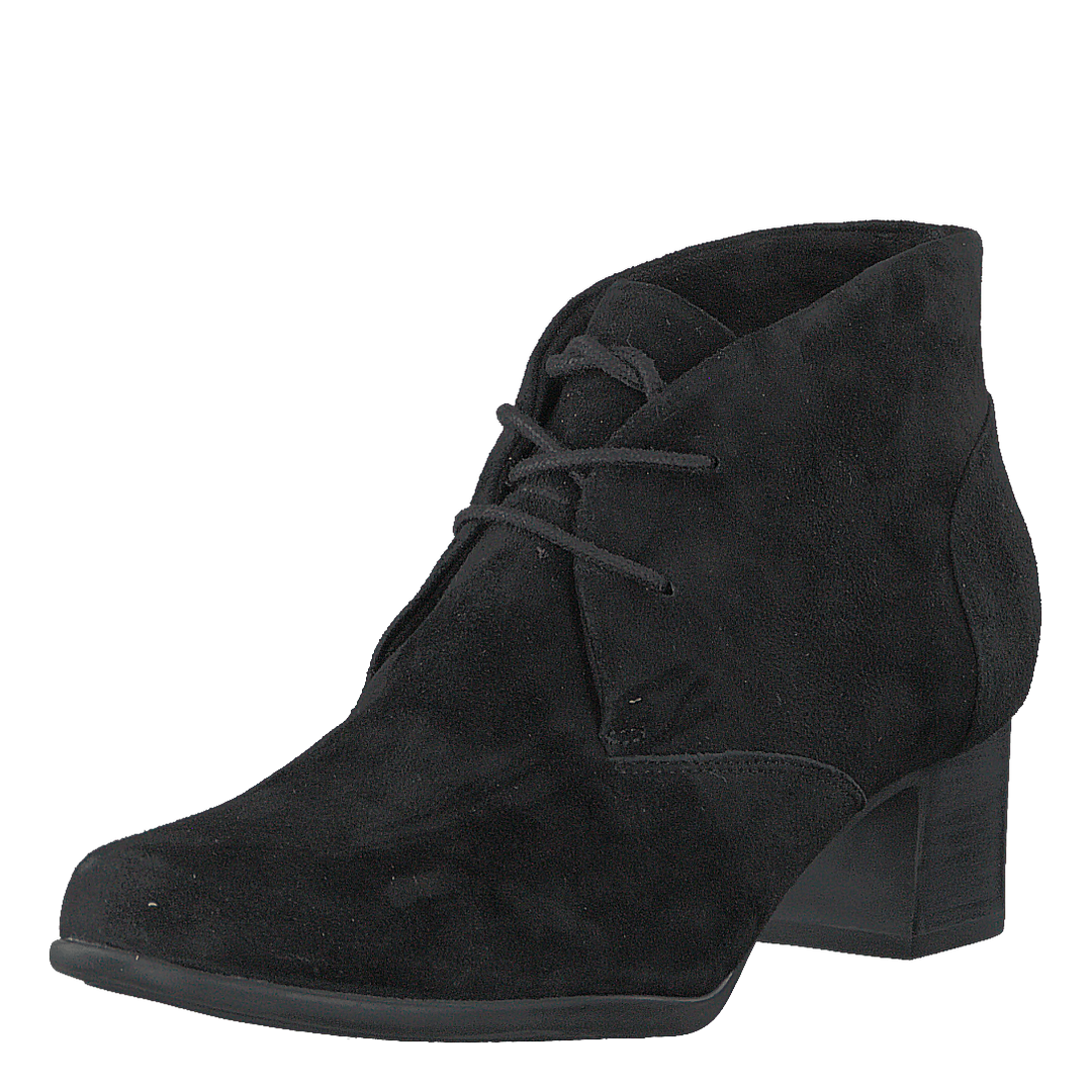 Un Damson Tie Black Suede