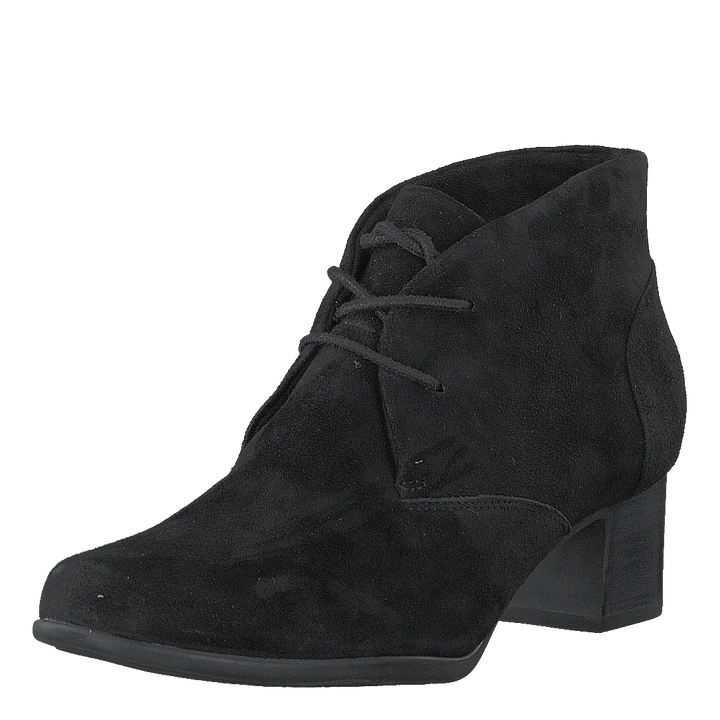 Un Damson Tie Black Suede