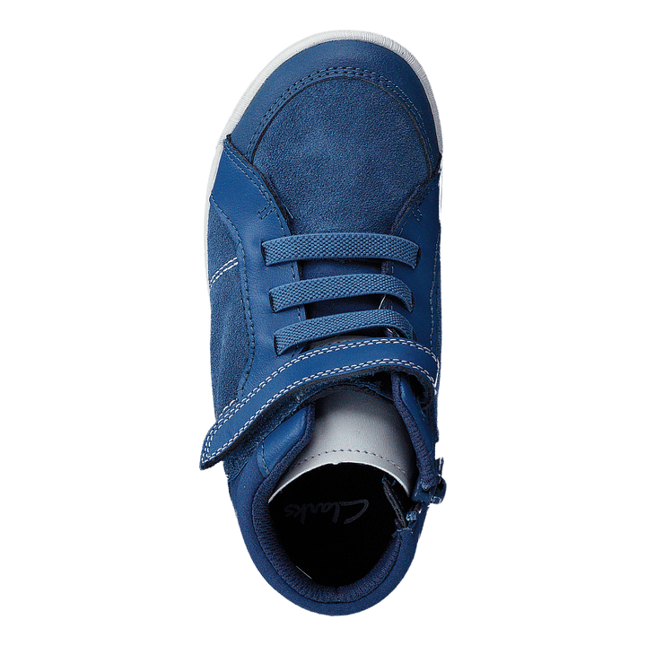 Emery Beat T Blue Suede