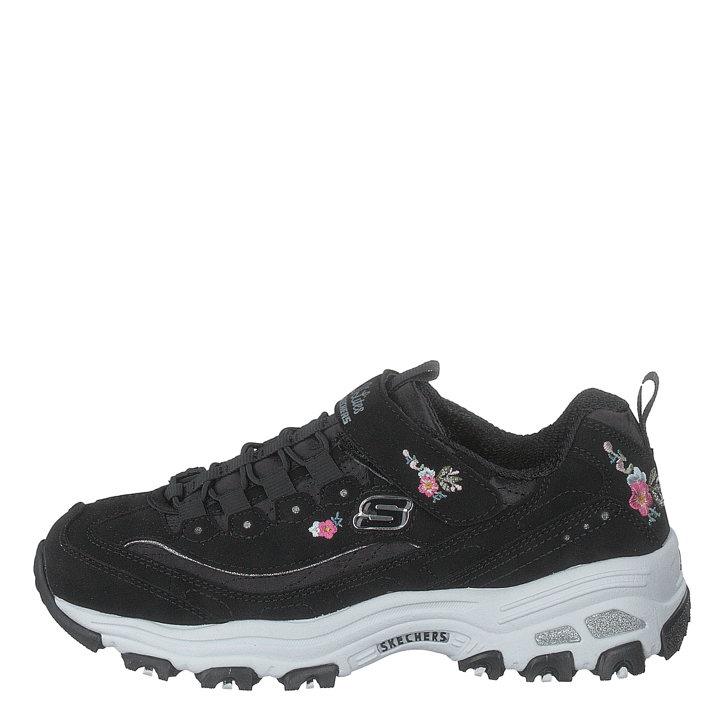 Girls D lites Blk Skechers Heppo
