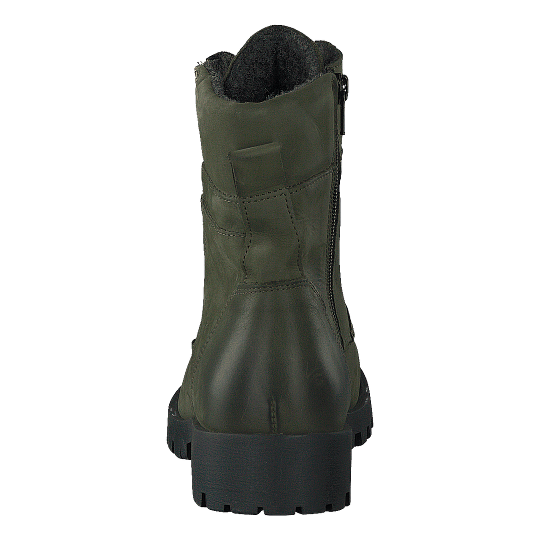 Biacollins Winter Leather Boot Army Green