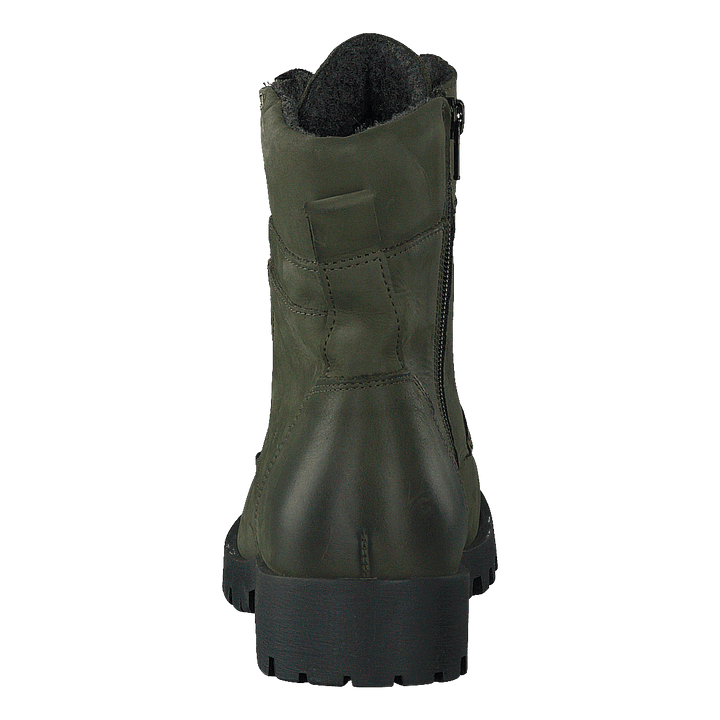 Biacollins Winter Leather Boot Army Green