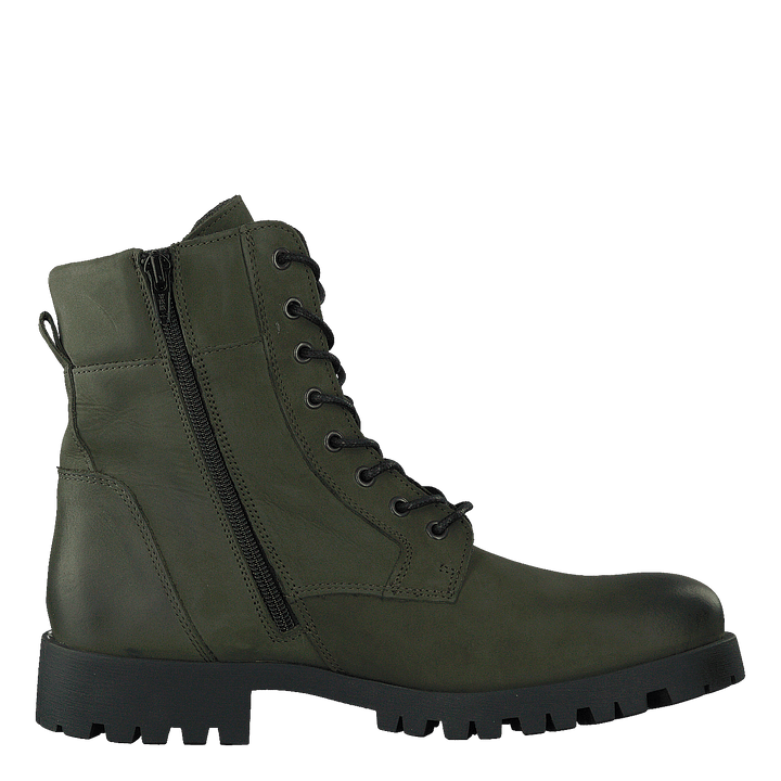 Biacollins Winter Leather Boot Army Green