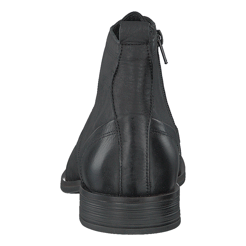 Biabyron Leather Lace Up Boot Black