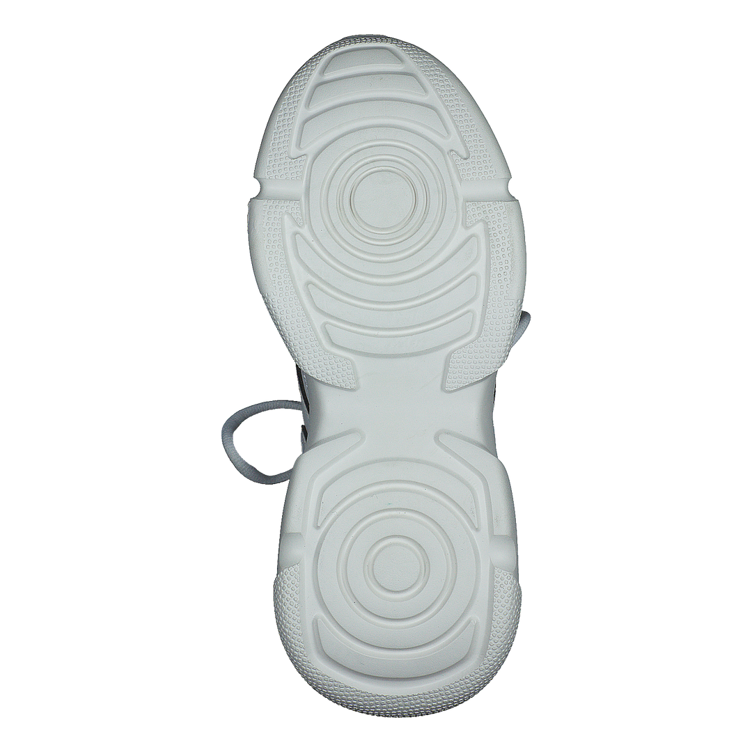 Loop Lacing Trainers White/grey