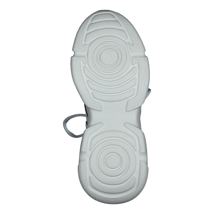 Loop Lacing Trainers White/grey