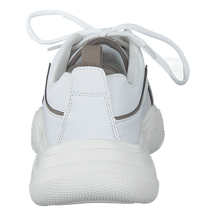 Loop Lacing Trainers White/grey