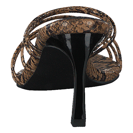 Strappy Pointy Sandals Snake