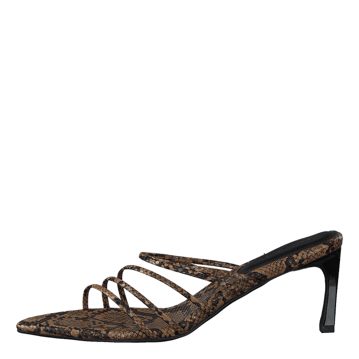 Strappy Pointy Sandals Snake