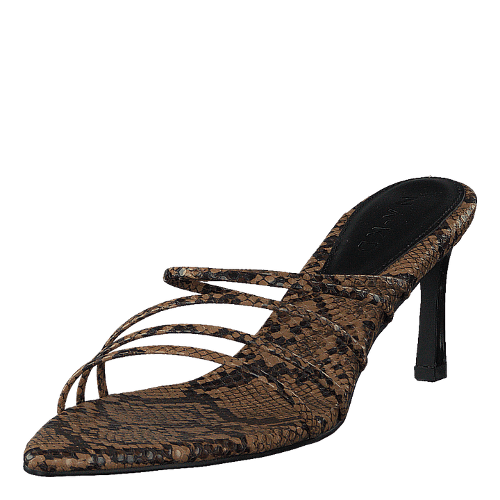 Strappy Pointy Sandals Snake