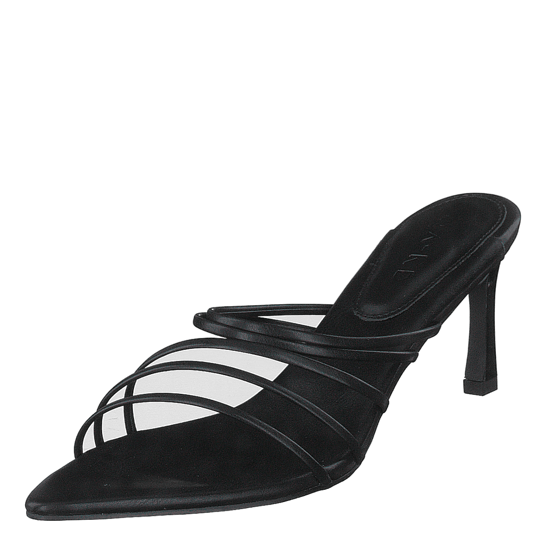 Strappy Pointy Sandals Black - Heppo.com