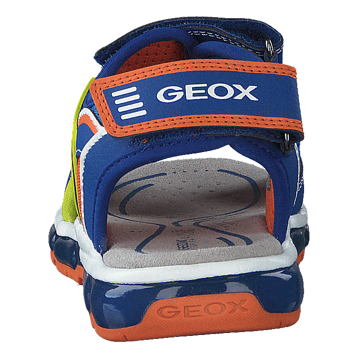 J Sandal Android Boy Royal/orange