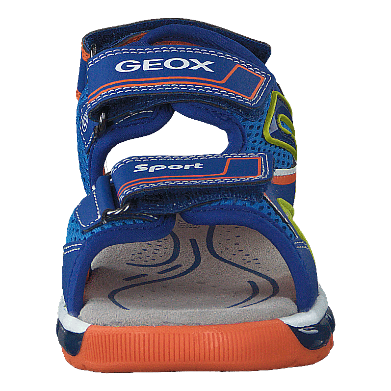 J Sandal Android Boy Royal/orange
