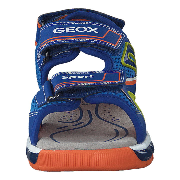 J Sandal Android Boy Royal/orange