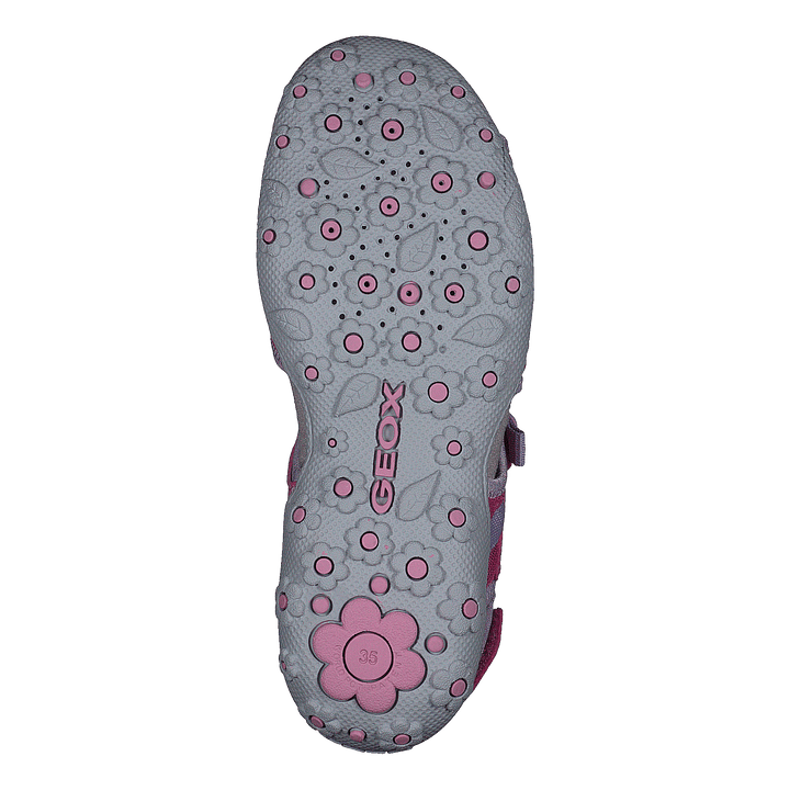 Jr Sandal Roxanne Fuchsia/lilac