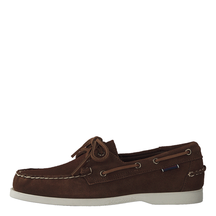 Docksides Portland Suede Dark Brown