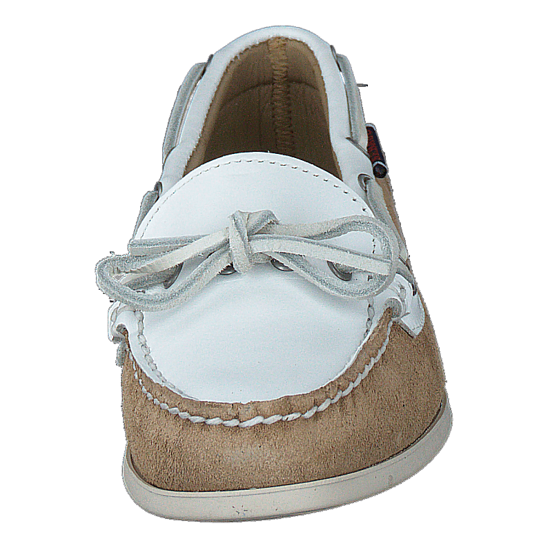 Nina Suede Lea W Ltbeige-white