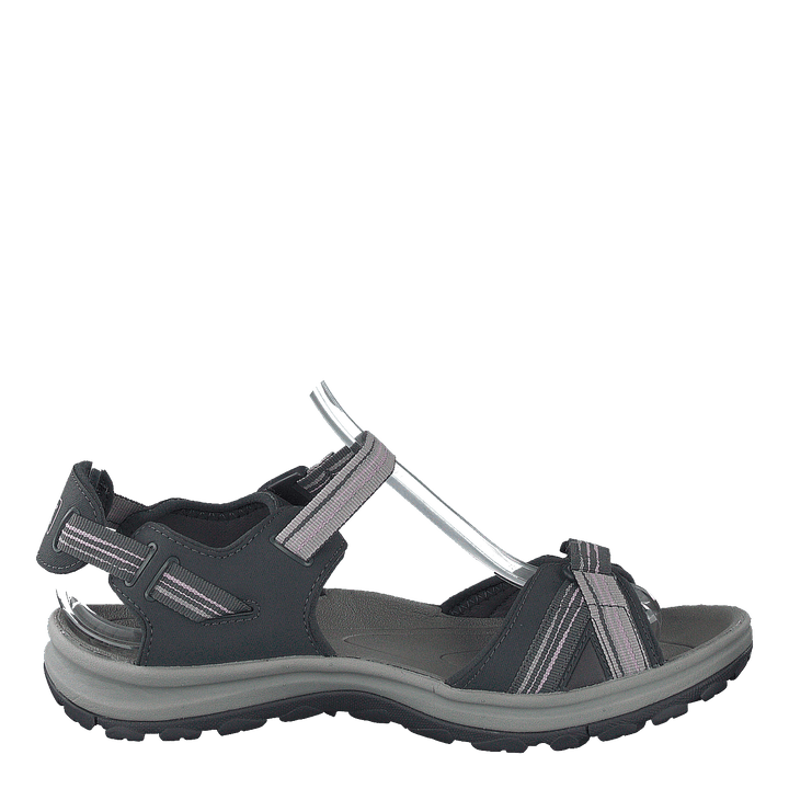 Terradora Ii Open Toe Sandal Dark Grey/dawn Pink