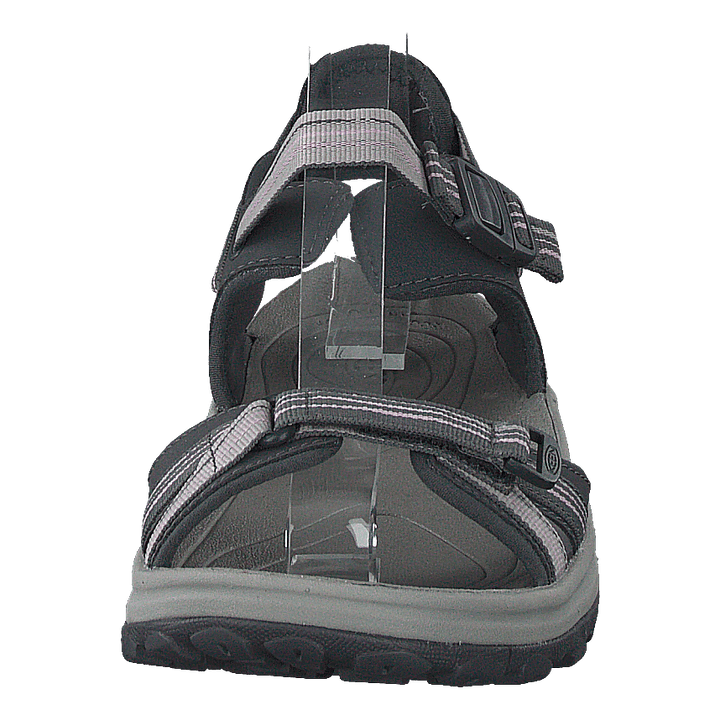 Terradora Ii Open Toe Sandal Dark Grey/dawn Pink