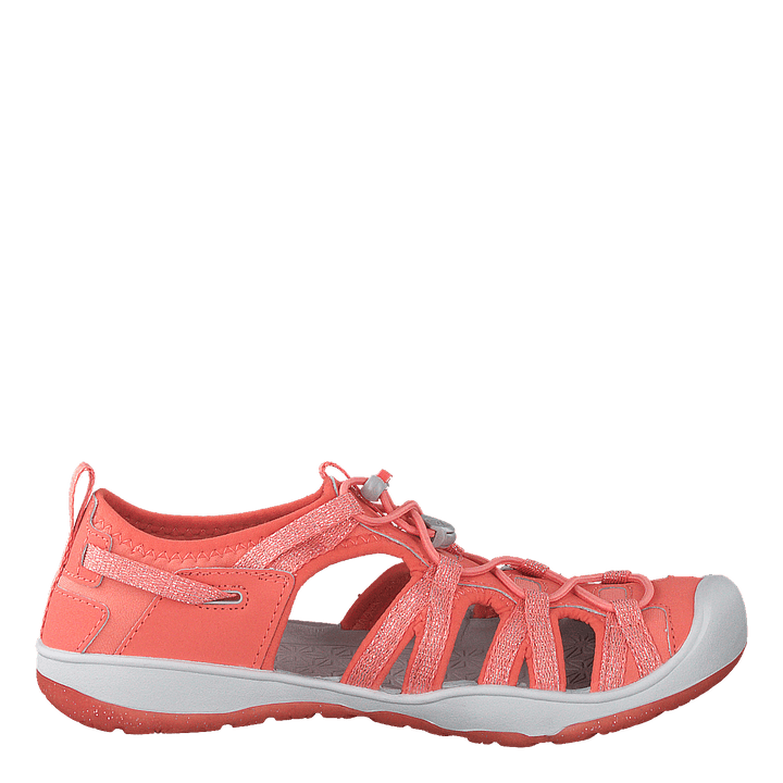 Moxie Sandal Youth Coral/vapor