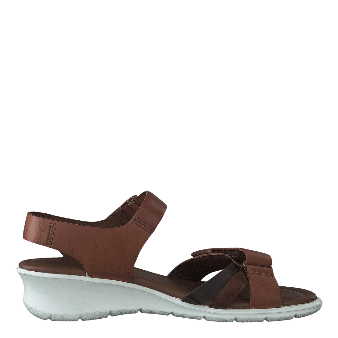Felicia Sandal Brandy/coffee/mahogany
