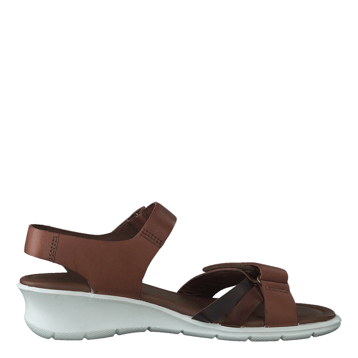 Felicia Sandal Brandy/coffee/mahogany