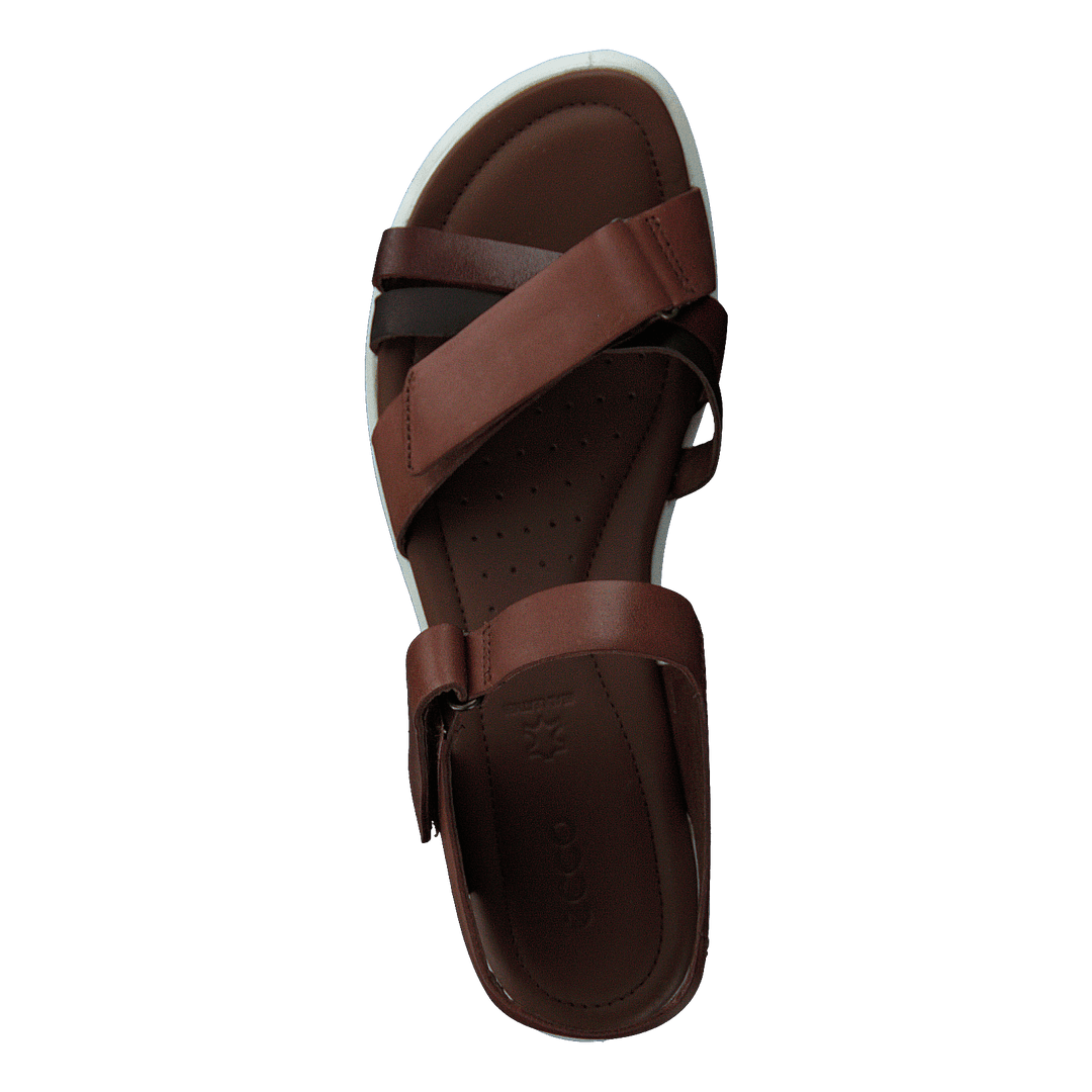 Felicia Sandal Brandy/coffee/mahogany
